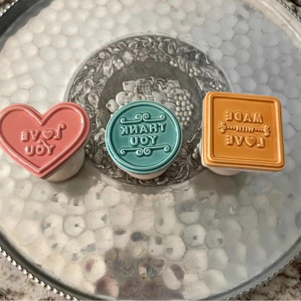 Hallmark Cookie Stamp Press Set of 3 -